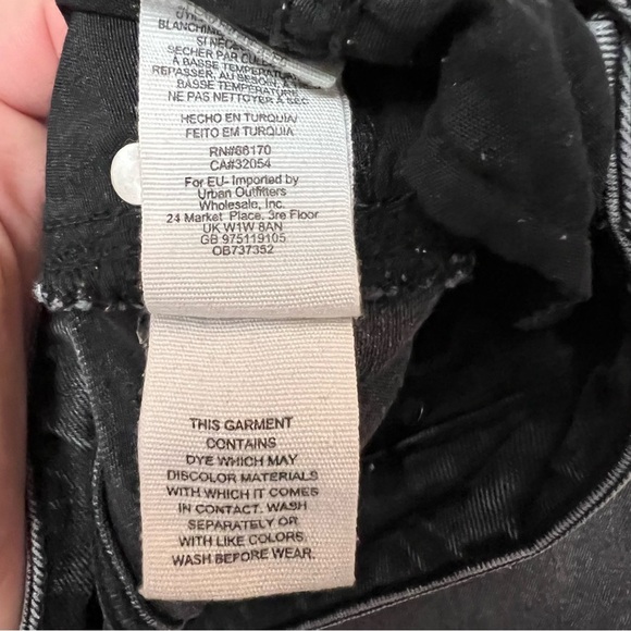 Free People Womens Clean girlfriend Straight leg Jens Size 27S Gray Raw Hem fade - Picture 13 of 14